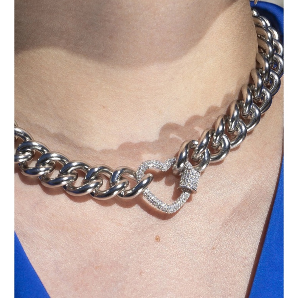 Dalmata Drippy Heart of Love Chain